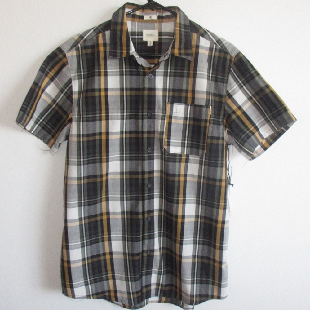 Ambiguous Nwt Plaid Green